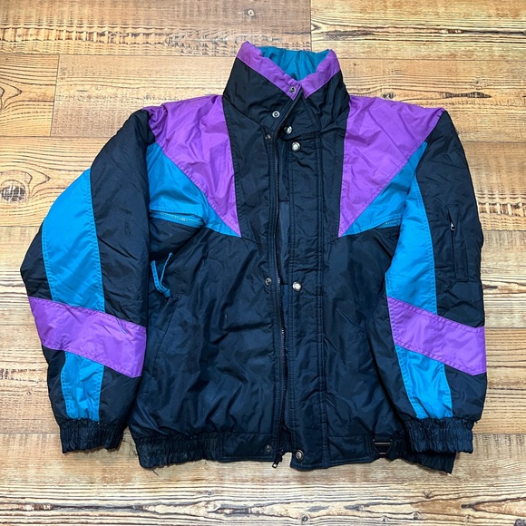 Vintage St John’s Bay Puffer Jacket/Hoodie - Picture 1 of 9